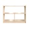 Flash Furniture Bright Beginnings Commercial Grade 3 Section Modular WoodenClassroom Open StorageUnit, Safe, Kid Friendly Design, Natural MK-KE23933-GG - alternate 6